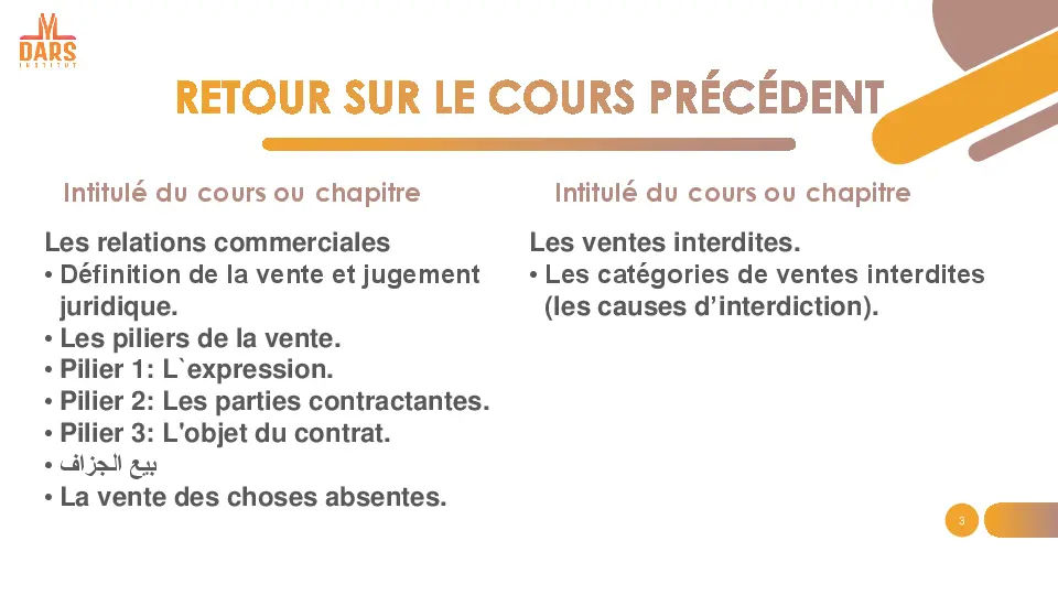 cours